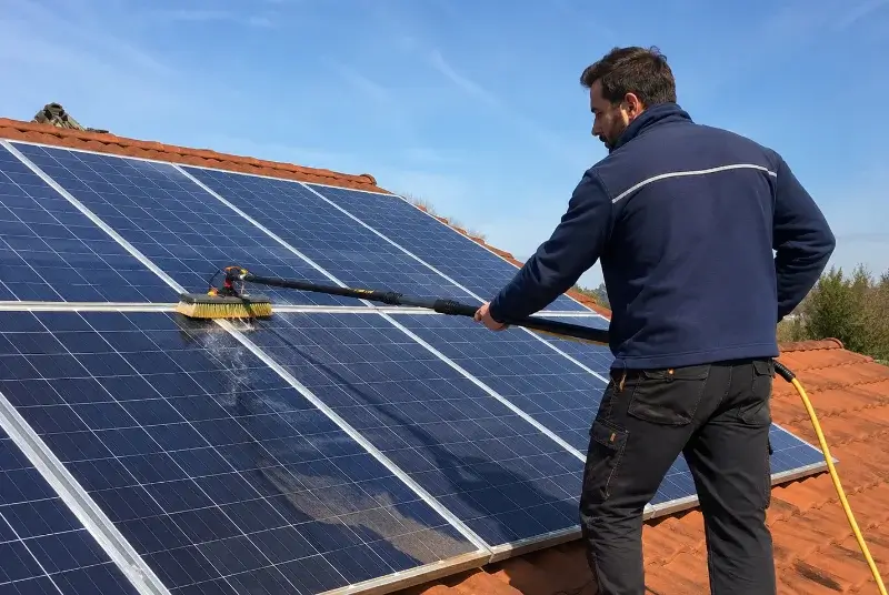 Nettoyage et entretien de panneaux solaires à Plateau-des-Petites-Roches